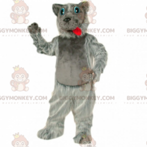 Kostium maskotka niebieskooki pies BIGGYMONKEY™ -