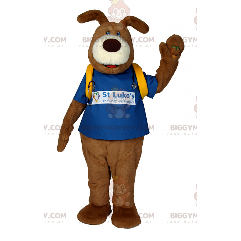 Costume de mascotte BIGGYMONKEY™ de chien avec accessoires de