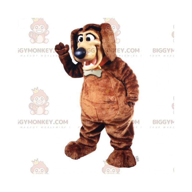 Costume de mascotte BIGGYMONKEY™ de chien avec collier et