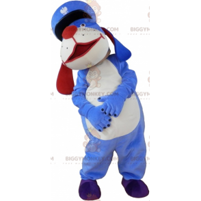 Blue Dog BIGGYMONKEY™ Mascot Costume with Cap – Biggymonkey.com