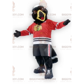 Black and White Bird Eagle BIGGYMONKEY™ Mascot Costume In