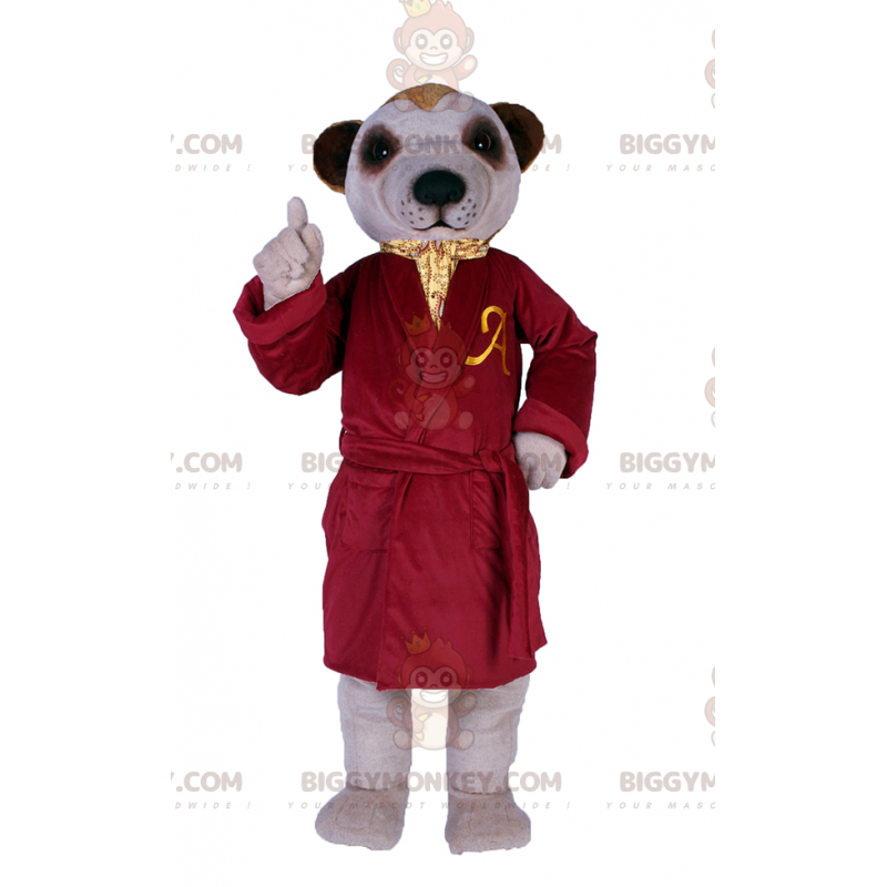 Kostium maskotki dla psa BIGGYMONKEY™ w czerwonym szlafroku