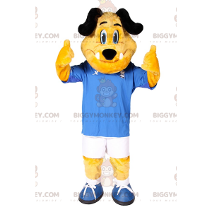 BIGGYMONKEY™ Costume da mascotte per cani in costume da calcio