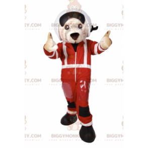 Costume de mascotte BIGGYMONKEY™ de chien en tenue de pilote de