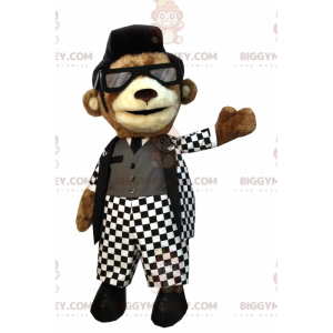 Costume de mascotte BIGGYMONKEY™ de chien en tenue de