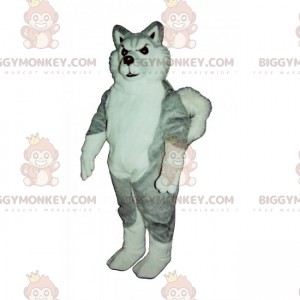 Costume de mascotte BIGGYMONKEY™ de chien loup - Biggymonkey.com