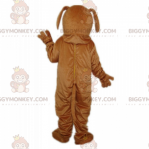 Brown Dog with Long Ears BIGGYMONKEY™ Mascot Costume -