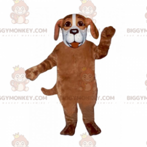 Kostým maskota hnědého a černého psa BIGGYMONKEY™ –