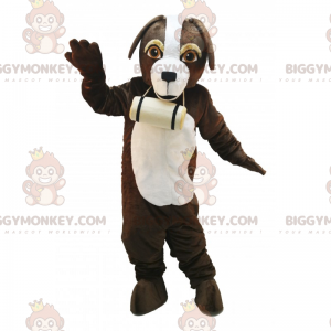 BIGGYMONKEY™ Disfraz de mascota de perro San Bernardo con su