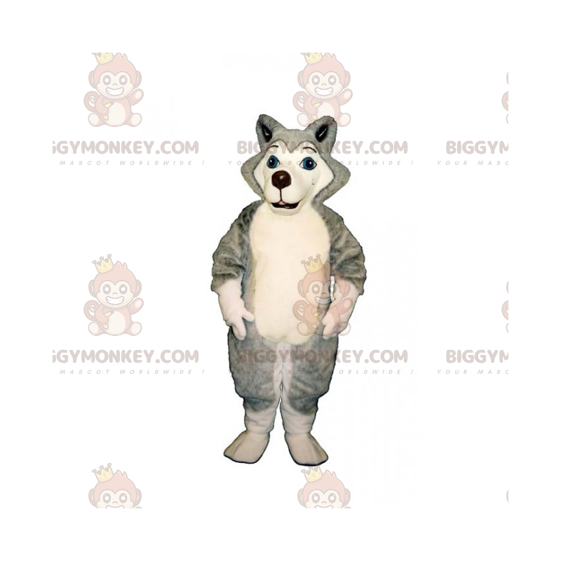 Costume da mascotte Little Husky BIGGYMONKEY™ - Biggymonkey.com