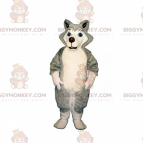 Costume da mascotte Little Husky BIGGYMONKEY™ - Biggymonkey.com