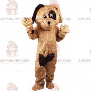 Puppy BIGGYMONKEY™ mascottekostuum met ooglapje -