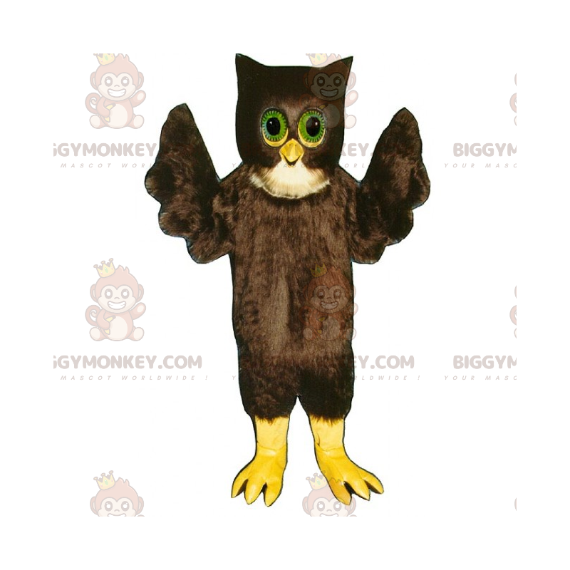 Braune Eule BIGGYMONKEY™ Maskottchen-Kostüm - Biggymonkey.com