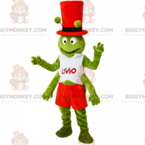 Kostium maskotki Bocian BIGGYMONKEY™ z muszką - Biggymonkey.com