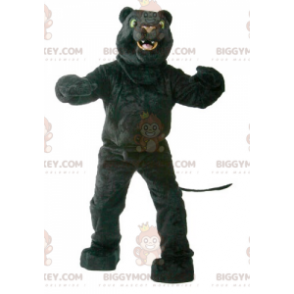 BIGGYMONKEY™ Green Eyed Black Panther Mascot Costume -