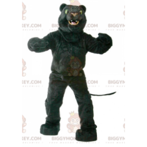 Costume de mascotte BIGGYMONKEY™ de panthère noire aux yeux