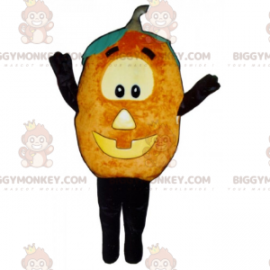 Halloween Face Pumpkin BIGGYMONKEY™ Mascot Costume –