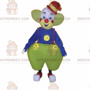 Traje de mascote de perna larga de palhaço BIGGYMONKEY™ –