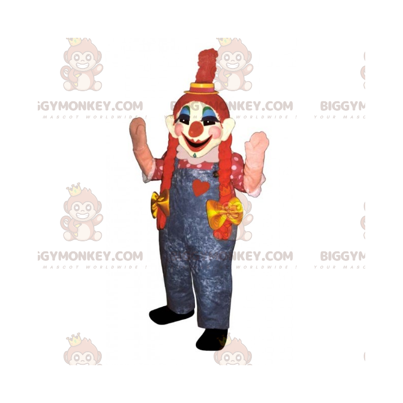 Costume da Clown BIGGYMONKEY™ da mascotte con Formato L (175-180 CM)