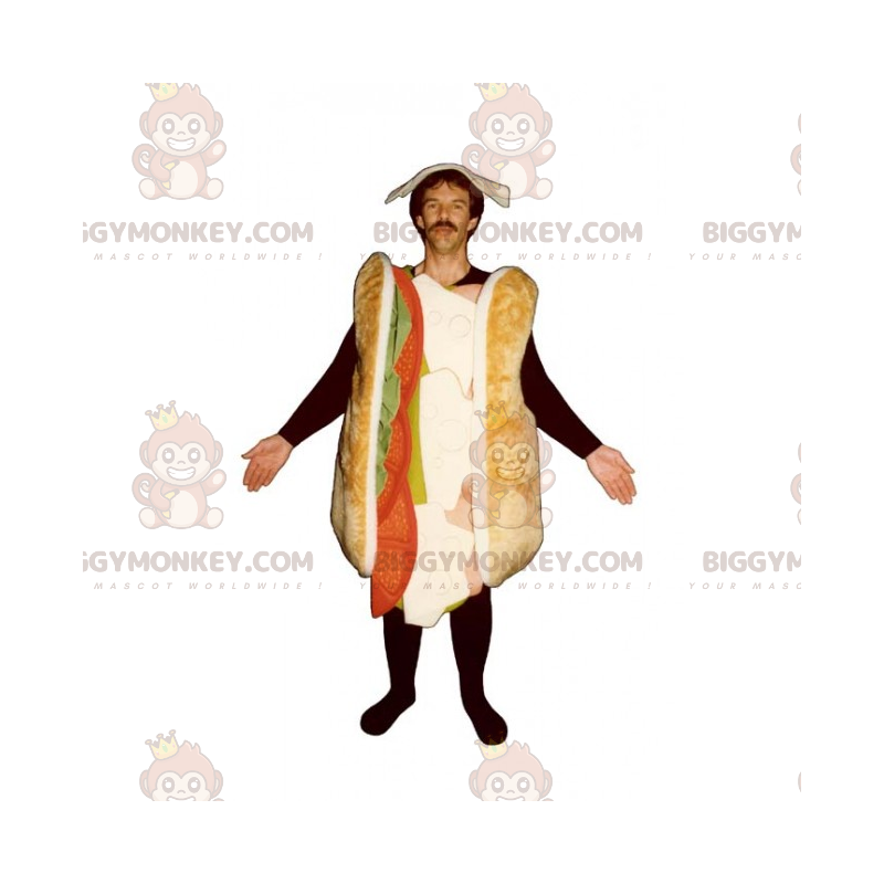Club Sandwich BIGGYMONKEY™ mascottekostuum - Biggymonkey.com