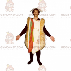 Costume de mascotte BIGGYMONKEY™ de club sandwich -