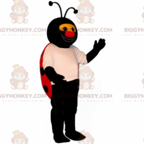 Fantasia de mascote de joaninha com nariz vermelho BIGGYMONKEY™