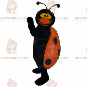 Costume da mascotte BIGGYMONKEY™ Coccinella rossa e nera