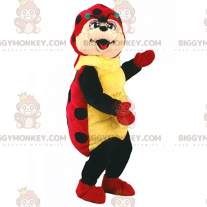 Costume de mascotte BIGGYMONKEY™ de coccinelle sans ailes -