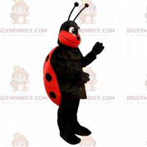 Black Polka Dot Ladybug BIGGYMONKEY™ Mascot Costume –