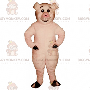 Costume da mascotte Big Grinning Pig BIGGYMONKEY™ -