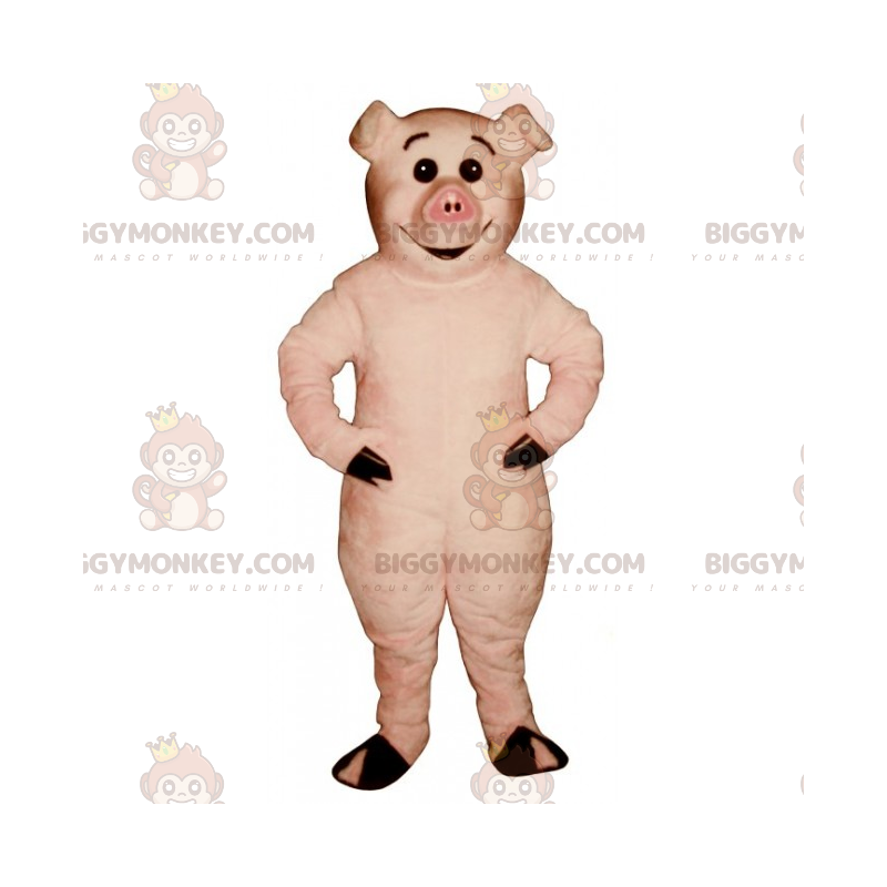 Στολή μασκότ BIGGYMONKEY™ Big Grinning Pig - Biggymonkey.com