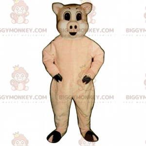 Verspieltes Schwein BIGGYMONKEY™ Maskottchen Kostüm -