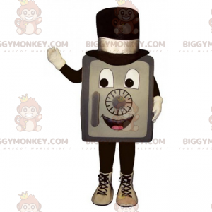 Costume de mascotte BIGGYMONKEY™ de coffre fort avec chapeau -