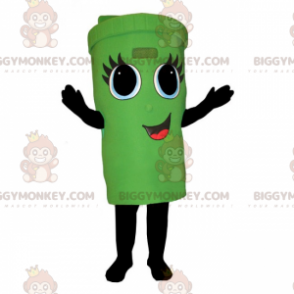 Beholder BIGGYMONKEY™ maskotkostume med smilende ansigt -