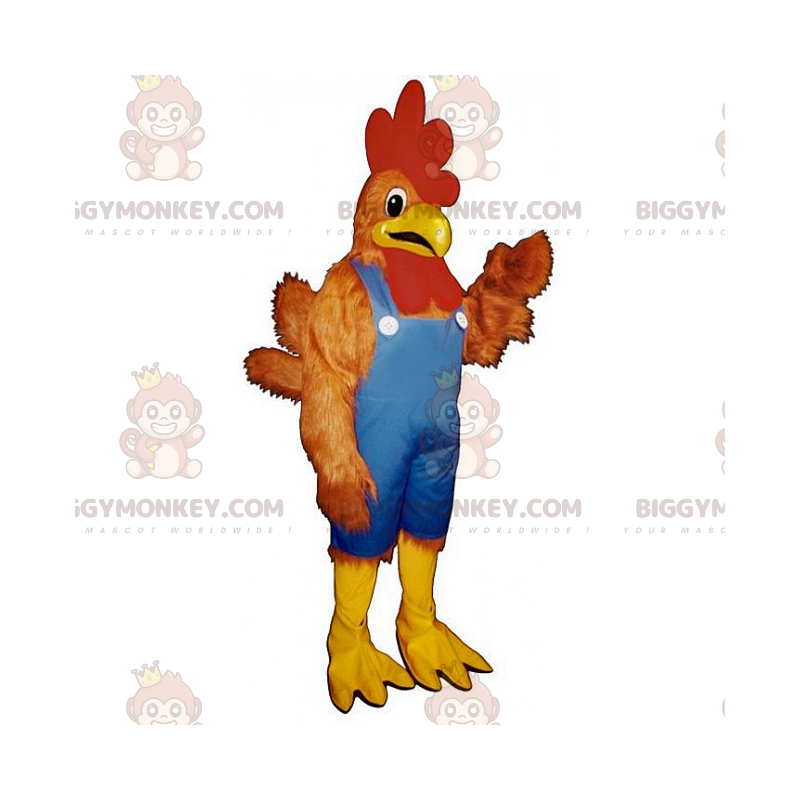 Traje de Mascote de Galo de Macacão BIGGYMONKEY™ –