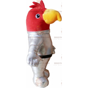 Rooster BIGGYMONKEY™ Mascot Costume In Astronaut Outfit -