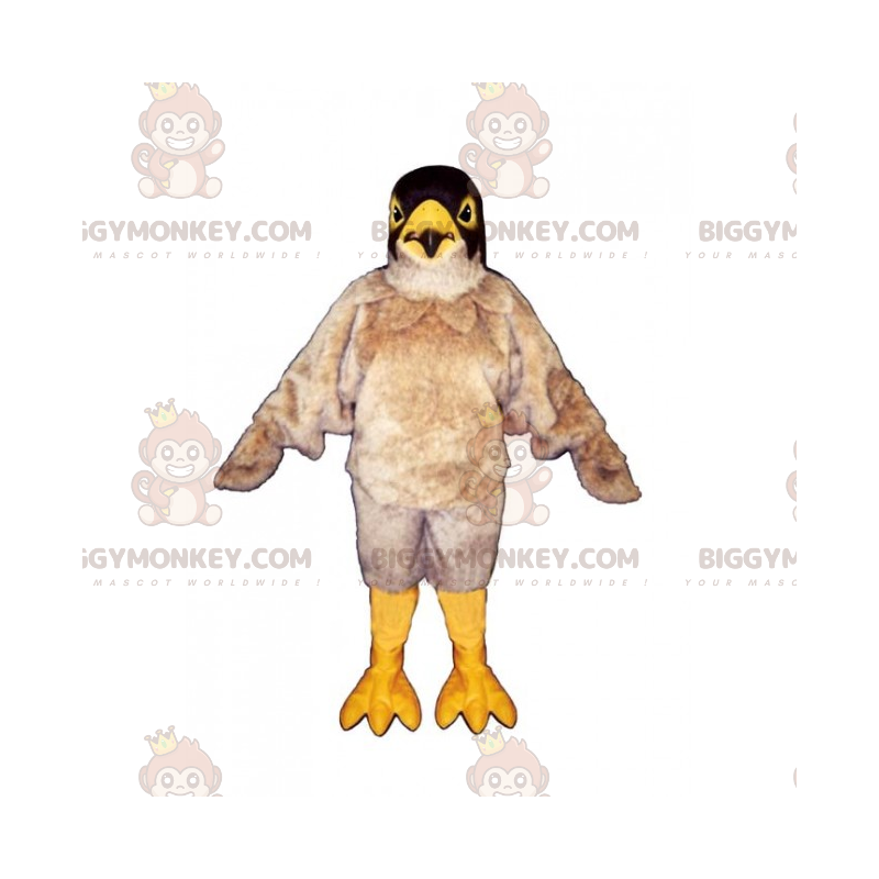Beige Crow BIGGYMONKEY™ maskottiasu - Biggymonkey.com