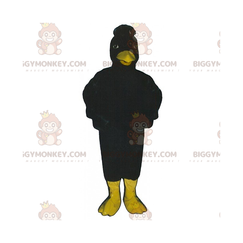 Disfraz de mascota BIGGYMONKEY™ de cuervo negro -