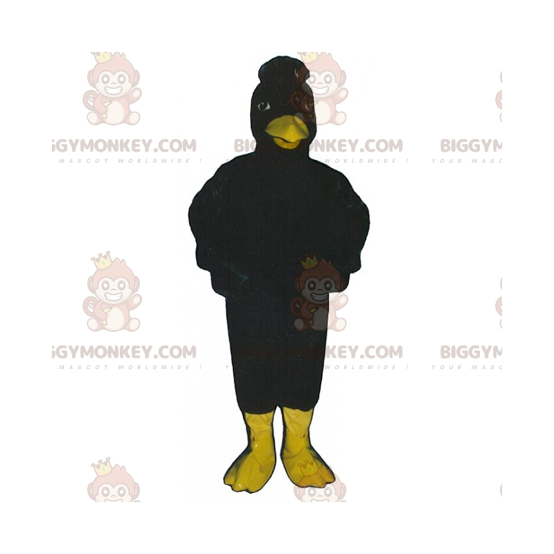 Sort krage BIGGYMONKEY™ maskot kostume - Biggymonkey.com