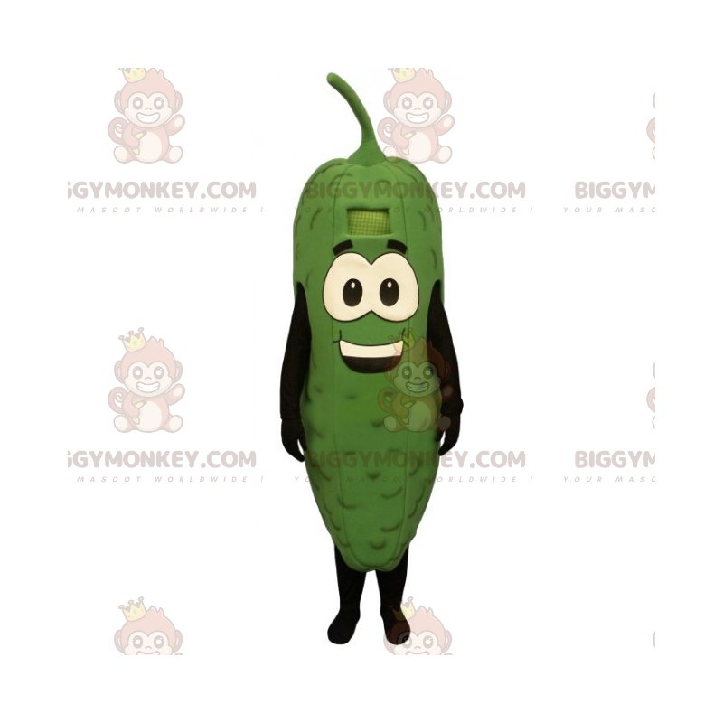 Disfraz de mascota Big Eyes Pickle BIGGYMONKEY™ -