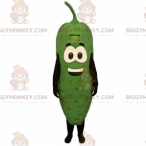 Traje de mascote Big Eyes Pickle BIGGYMONKEY™ – Biggymonkey.com