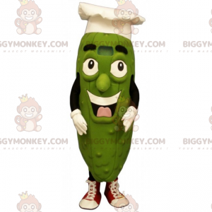 Pickle BIGGYMONKEY™ maskottiasu kokin hatulla - Biggymonkey.com