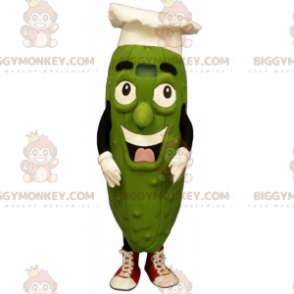 Pickle BIGGYMONKEY™ maskotdräkt med kockmössa - BiggyMonkey