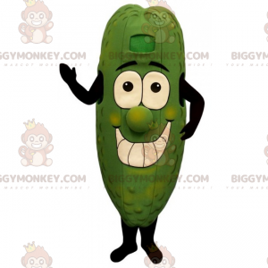 Hymyilevä suolakurkku BIGGYMONKEY™ maskottiasu - Biggymonkey.com