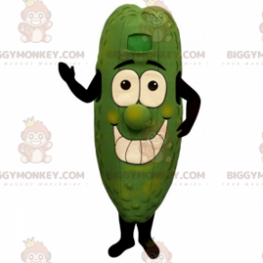 Στολή μασκότ Smiling Pickle BIGGYMONKEY™ - Biggymonkey.com