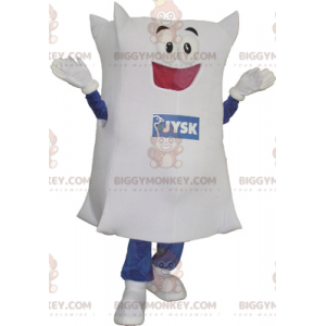 Costume de mascotte BIGGYMONKEY™ de coussin blanc -
