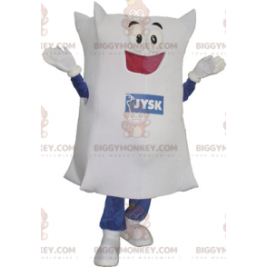 Costume de mascotte BIGGYMONKEY™ de coussin blanc -