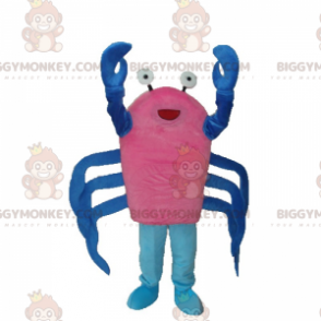 Costume de mascotte BIGGYMONKEY™ de crabe aux pinces bleus -