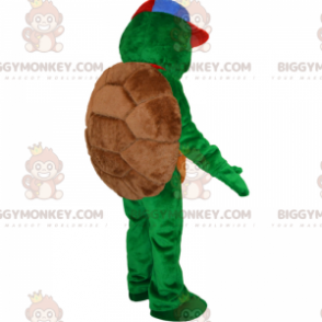 BIGGYMONKEY™ Smiling Snowman Mascot Costume With Cap –