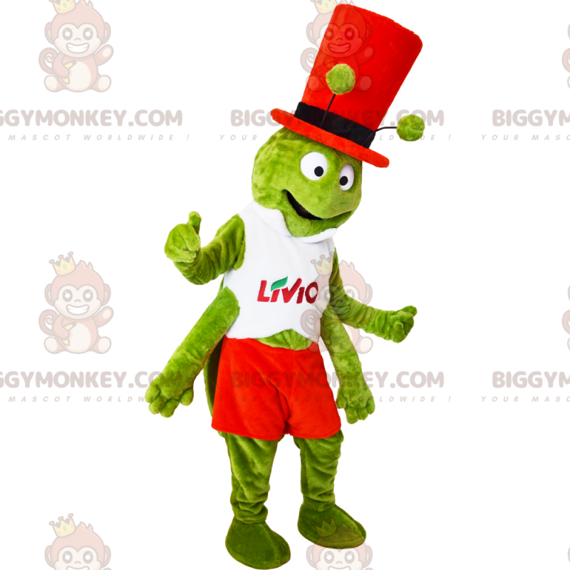 Smilende lille dreng BIGGYMONKEY™ maskotkostume med kasket -